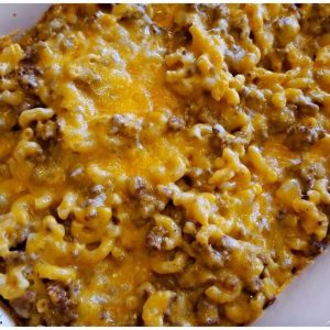 Cheesy Hamburger Casserole