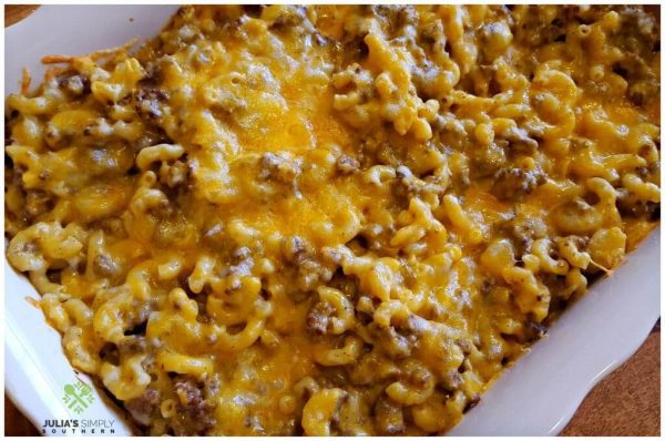 Cheesy Hamburger Casserole