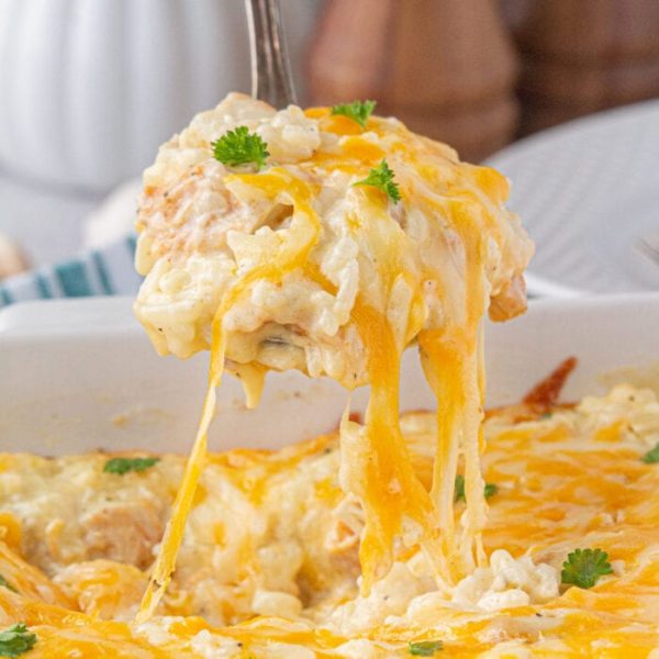 Cheesy Chicken and Rice Casserole