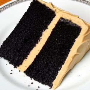 Chocolate Cake with Peanut Butter Frosting