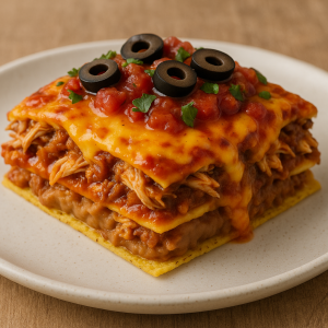 Spicy Mexican Chicken Lasagna