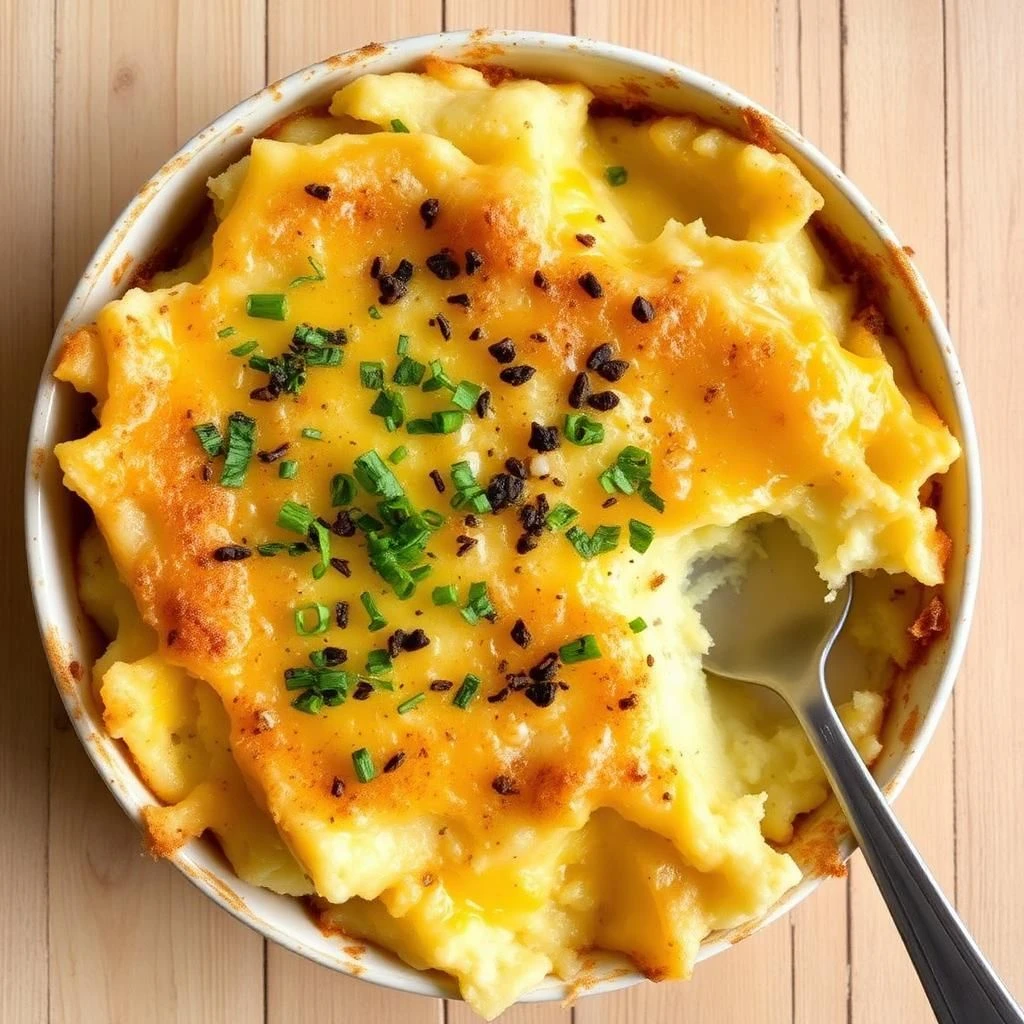 Cheesy Mashed Potato Bake