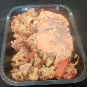 Creamed Spinach Stuffed Salmon